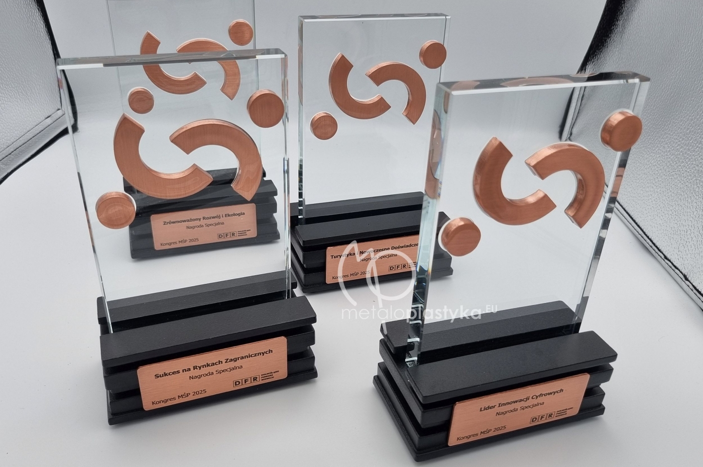 Statuetka na Kongres MŚP 2025 organizowany przez DFR