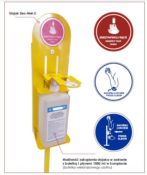 Stojak Dez-Met-2 Metaloplastyka