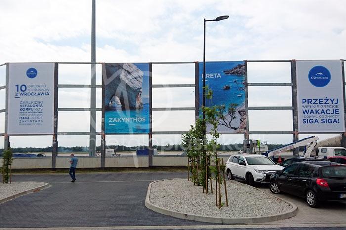 banery reklamowe zewnętrzne Metaloplastyka Marian Ostrowski